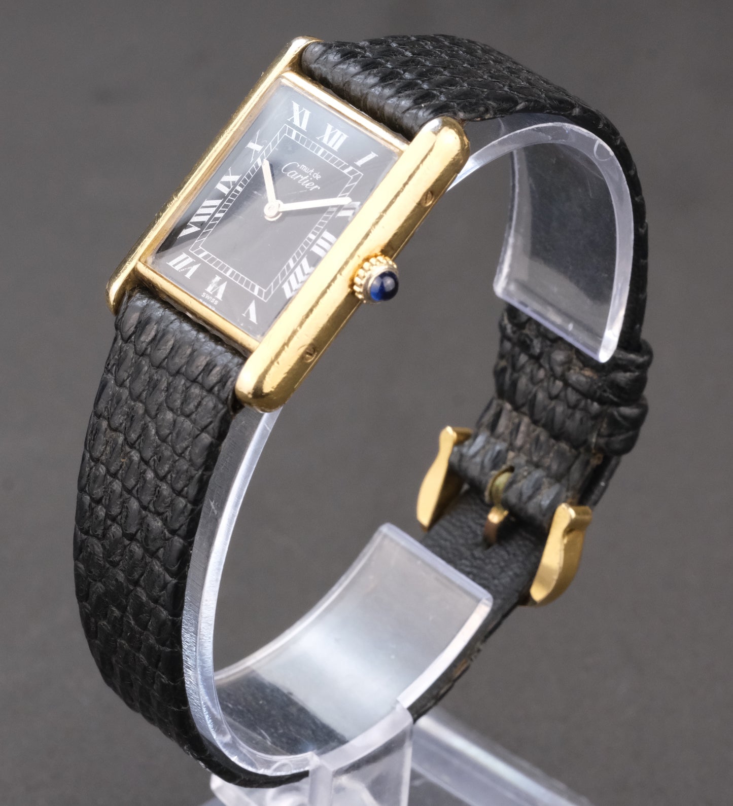 Vintage (circa 1980's) Cartier Tank Must Tuxedo Dial