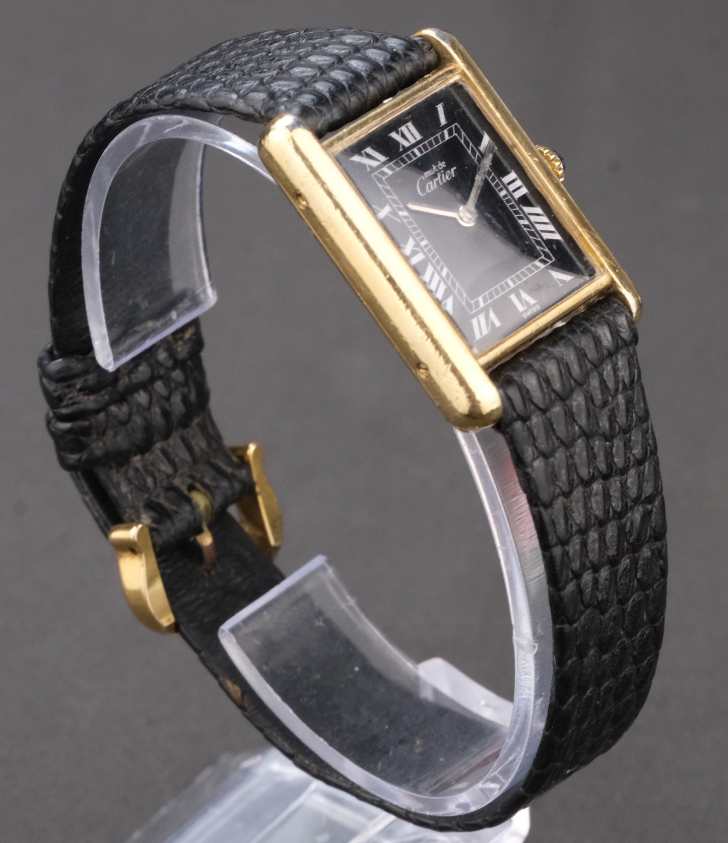 Vintage (circa 1980's) Cartier Tank Must Tuxedo Dial