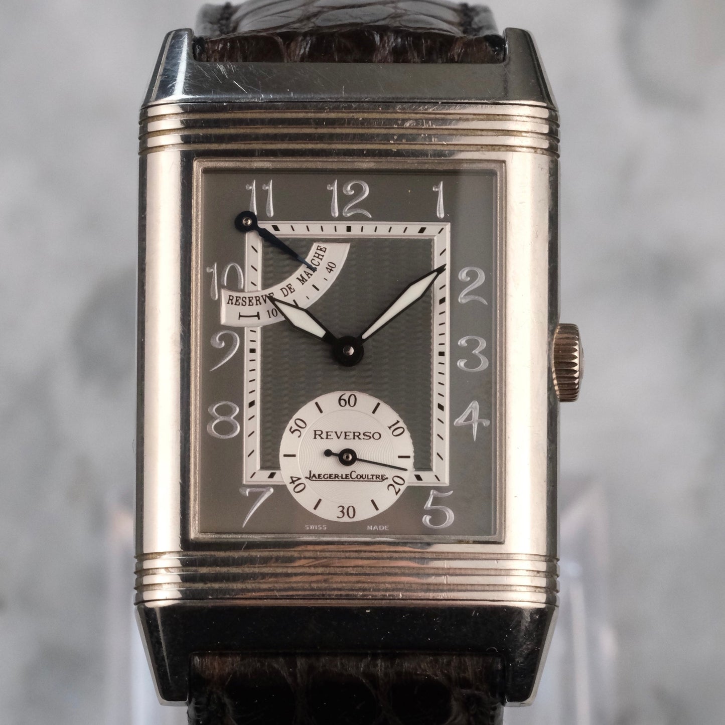 2007 Jaeger-LeCoultre Platinum Reverso Reserve de Marche, 270.6.43