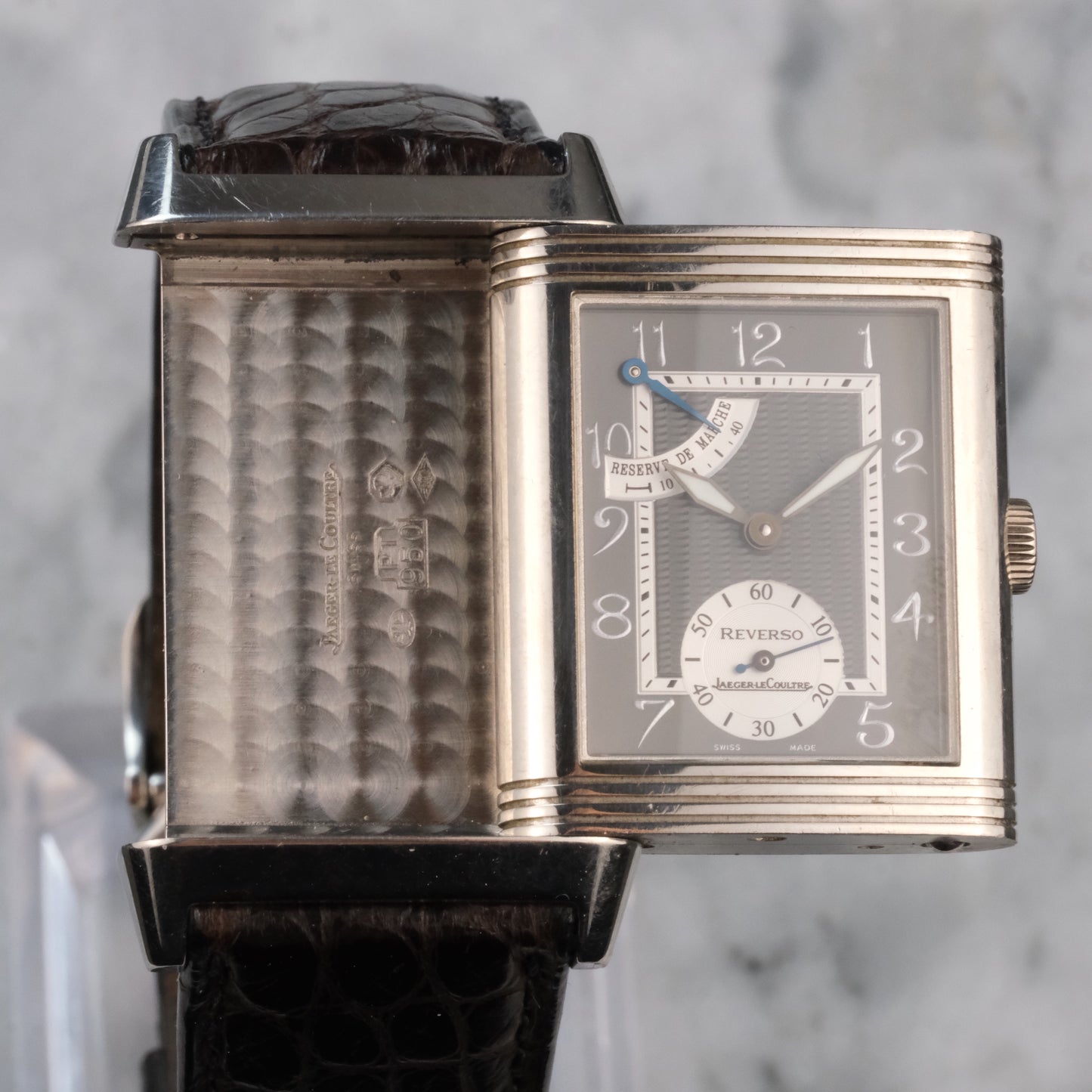 2007 Jaeger-LeCoultre Platinum Reverso Reserve de Marche, 270.6.43