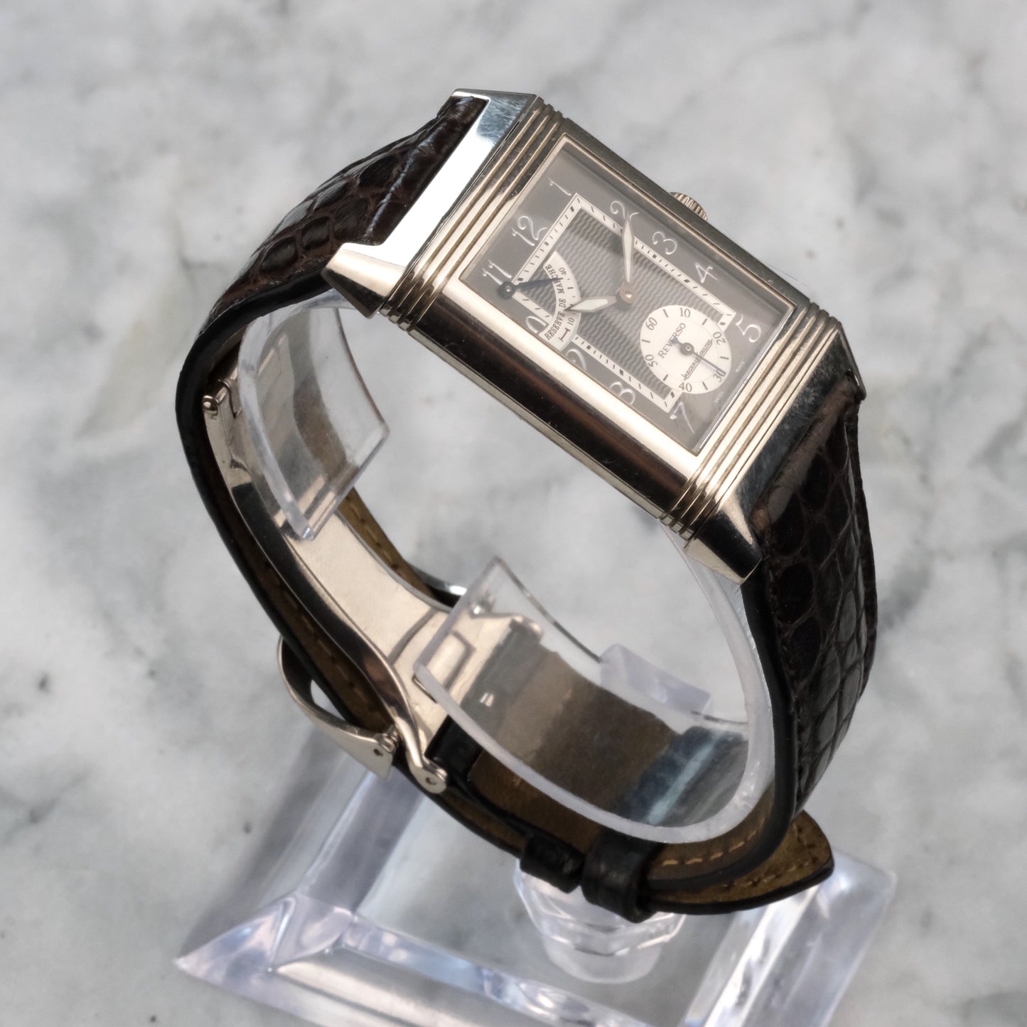 2007 Jaeger-LeCoultre Platinum Reverso Reserve de Marche, 270.6.43