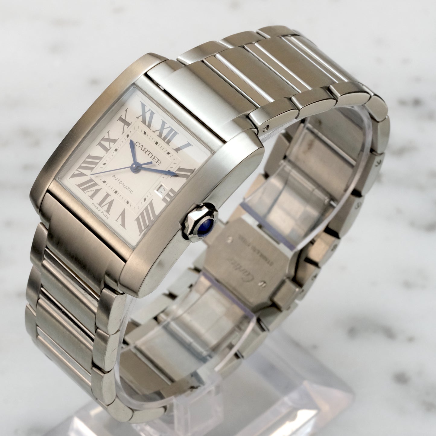 2023 Cartier Tank Française WSTA0067 with card