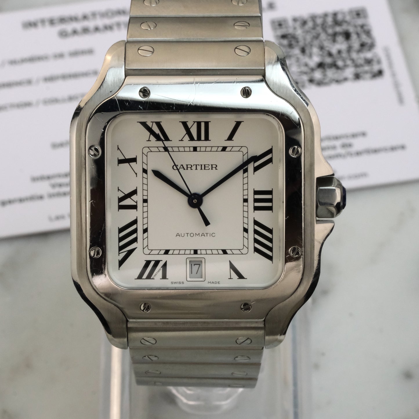 Santos de Cartier Large | WSSA0018 | Full kit sans leather strap