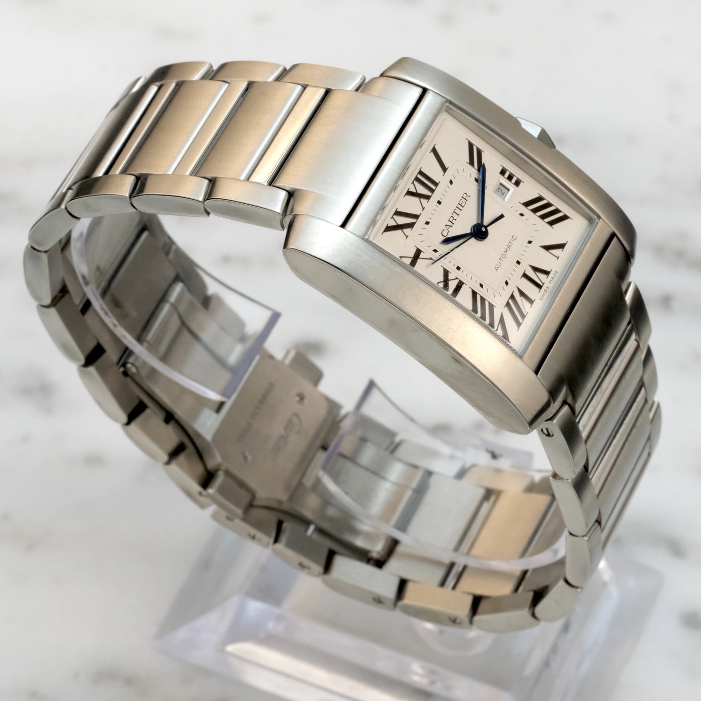 2023 Cartier Tank Française WSTA0067 with card