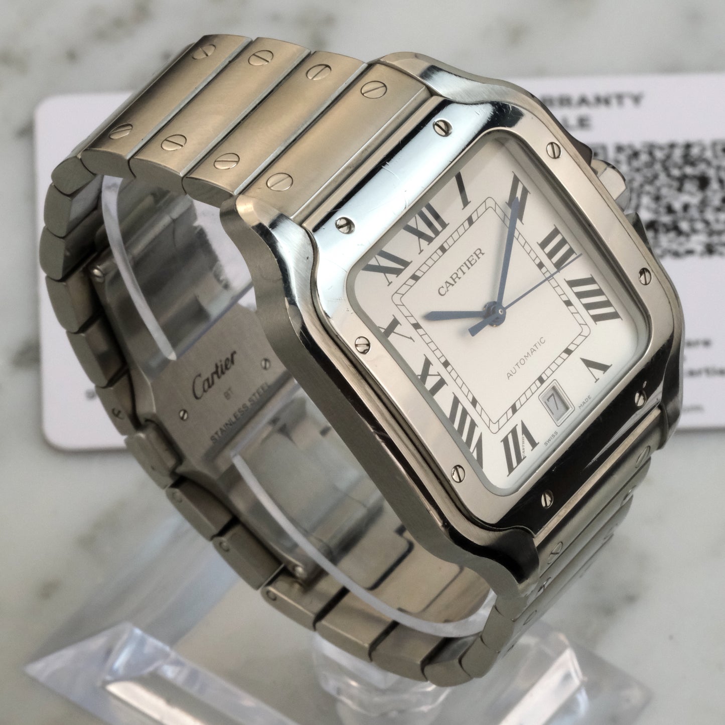 Santos de Cartier Large | WSSA0018 | Full kit sans leather strap