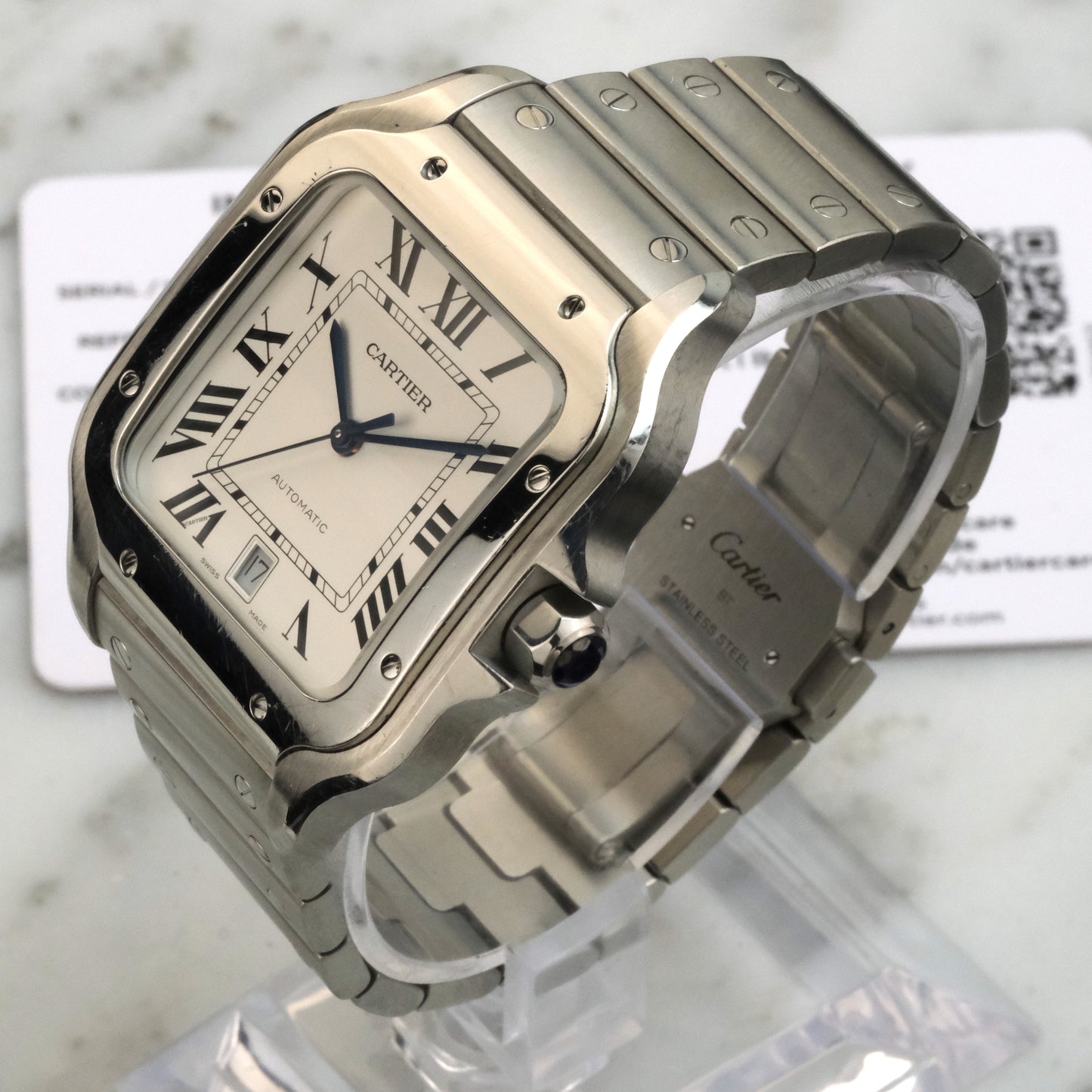 Santos de Cartier Large | WSSA0018 | Full kit sans leather strap