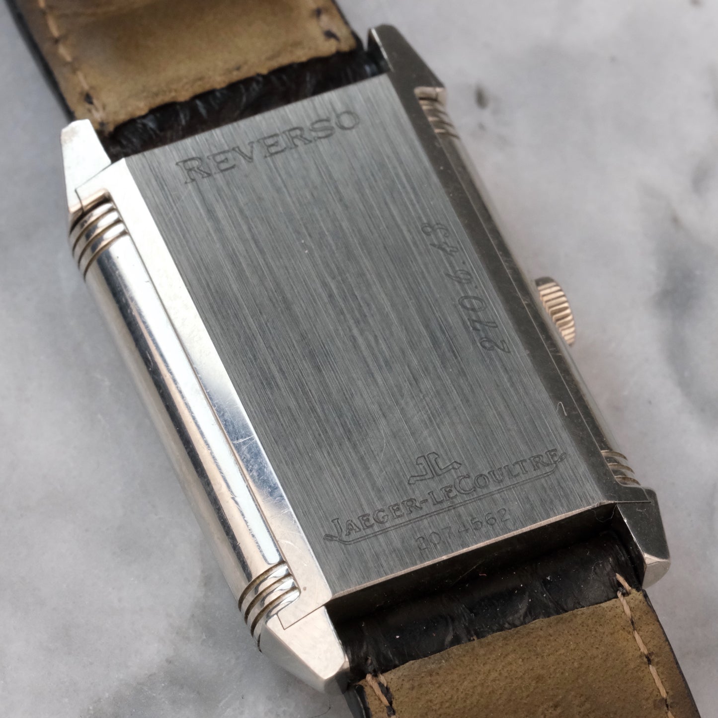 2007 Jaeger-LeCoultre Platinum Reverso Reserve de Marche, 270.6.43