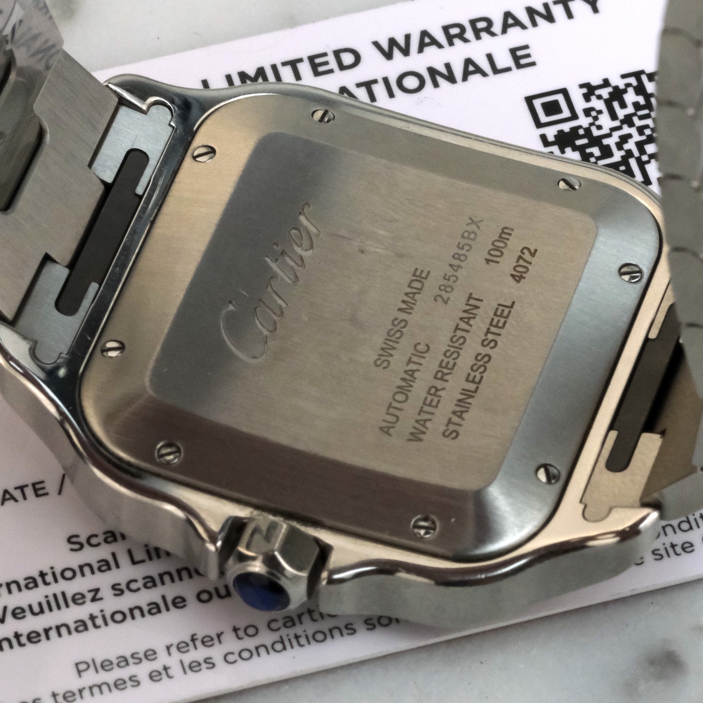 Santos de Cartier Large | WSSA0018 | Full kit sans leather strap