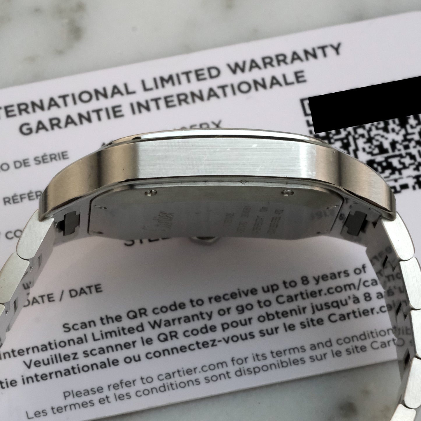 Santos de Cartier Large | WSSA0018 | Full kit sans leather strap