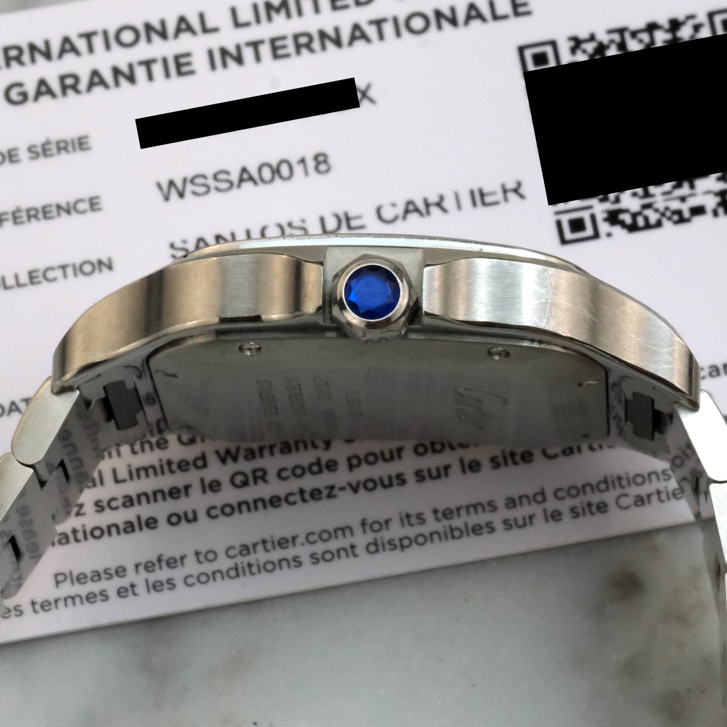 Santos de Cartier Large | WSSA0018 | Full kit sans leather strap