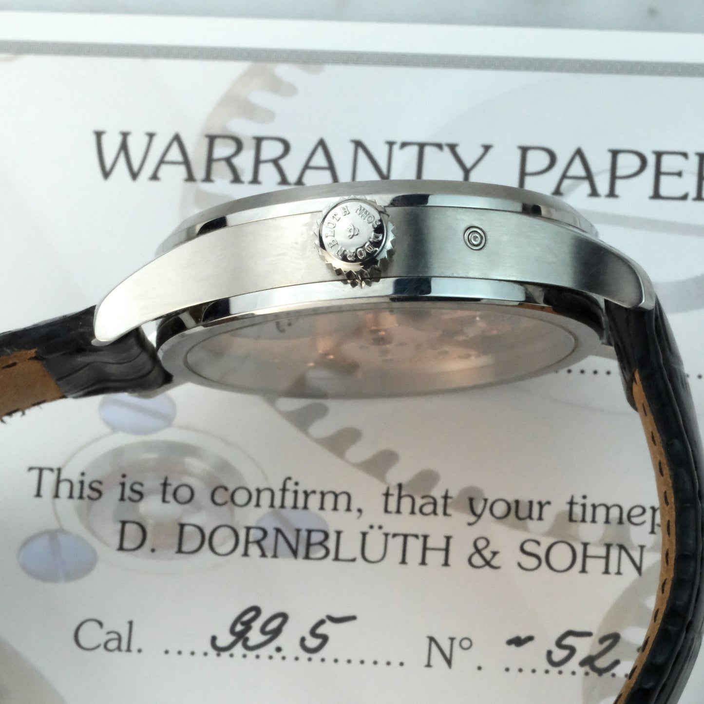 2024 D. Dornblüth & Sohn Power Reserve/Date | 99.5 | Full Set