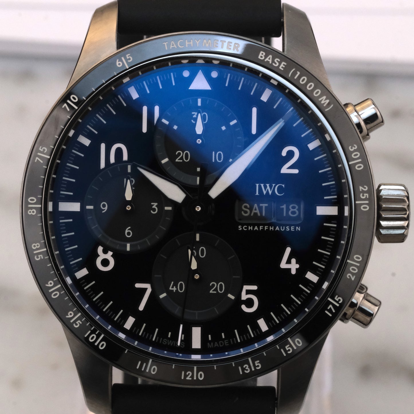 2024 IWC Pilot’s Watch Performance Chronograph 41 AMG IW388305, full set