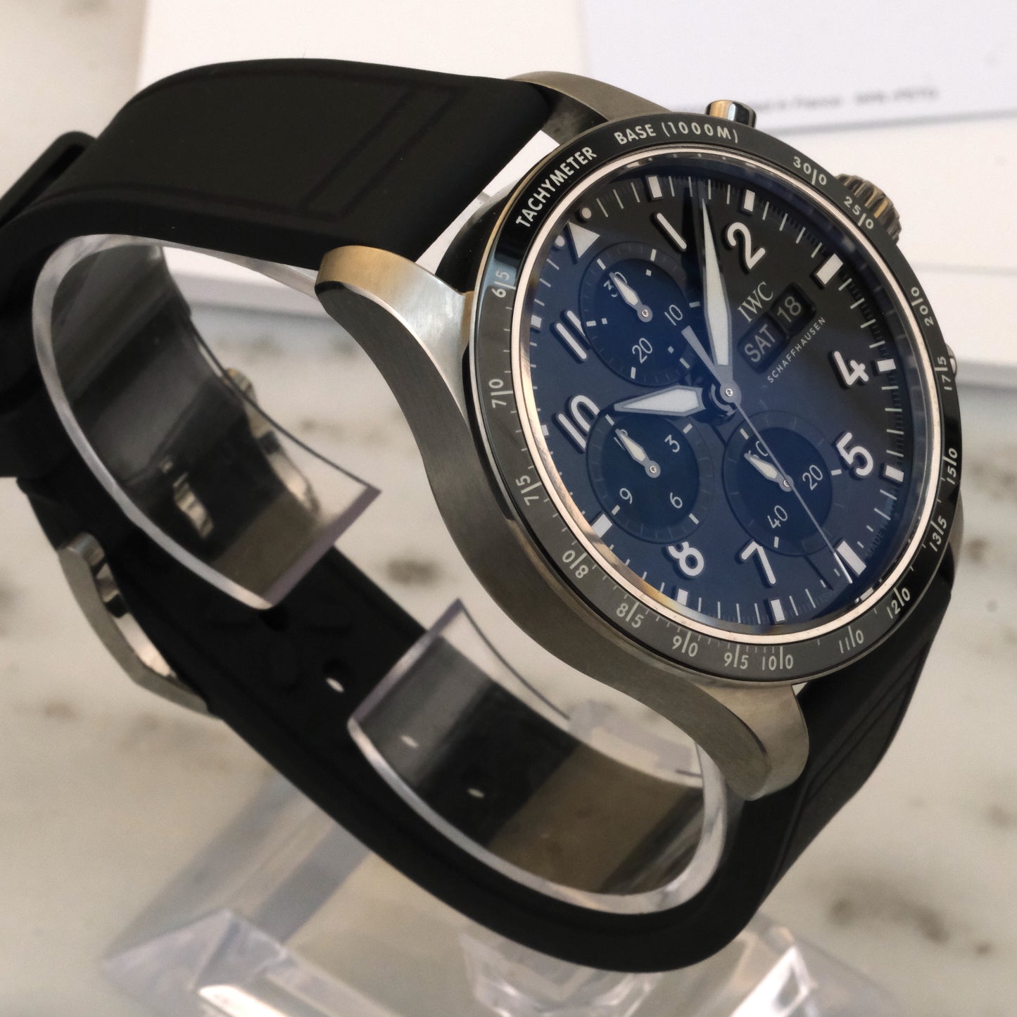 2024 IWC Pilot’s Watch Performance Chronograph 41 AMG IW388305, full set