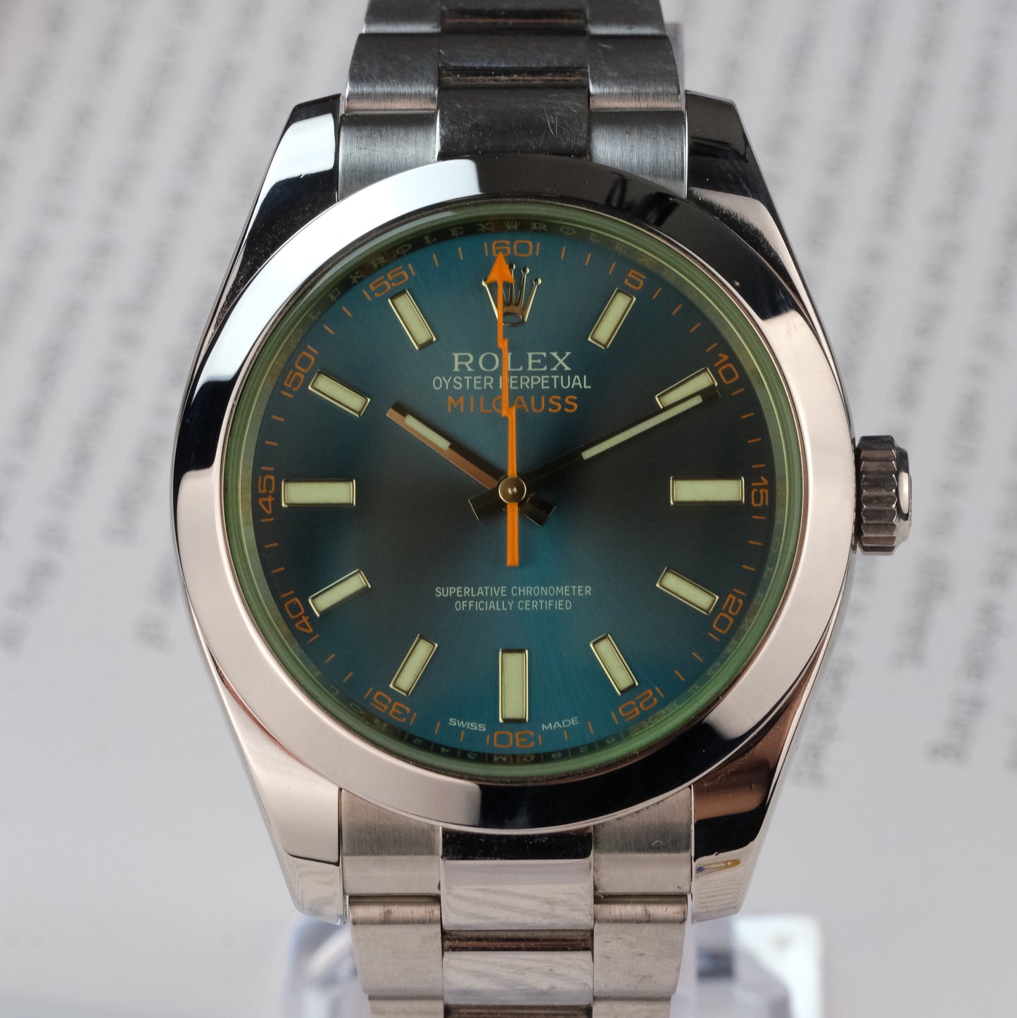 Rolex Milgauss 116400GV Z-Blue