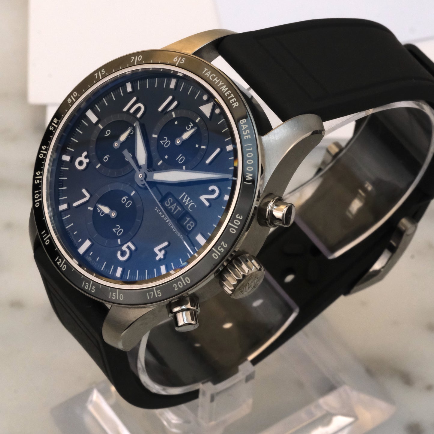 2024 IWC Pilot’s Watch Performance Chronograph 41 AMG IW388305, full set