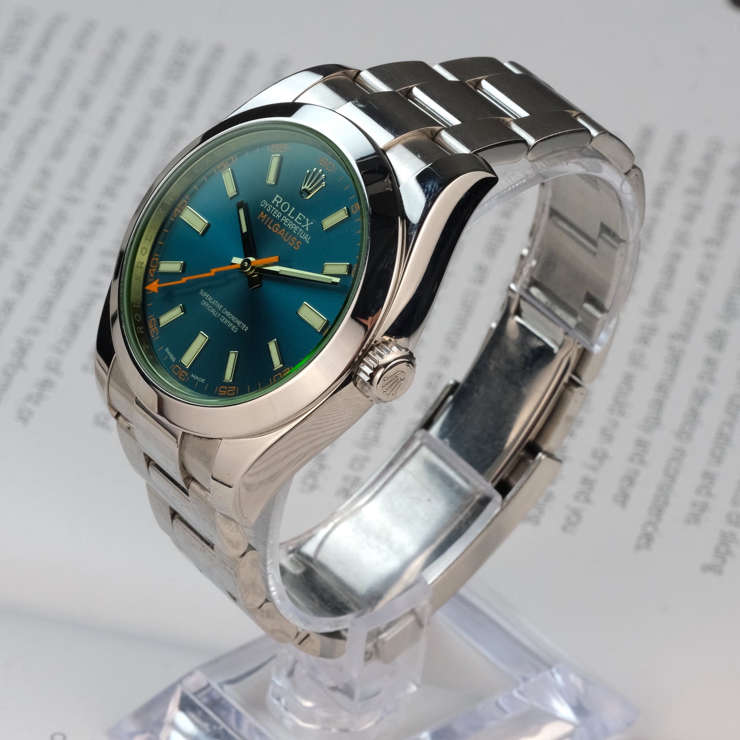 Rolex Milgauss 116400GV Z-Blue