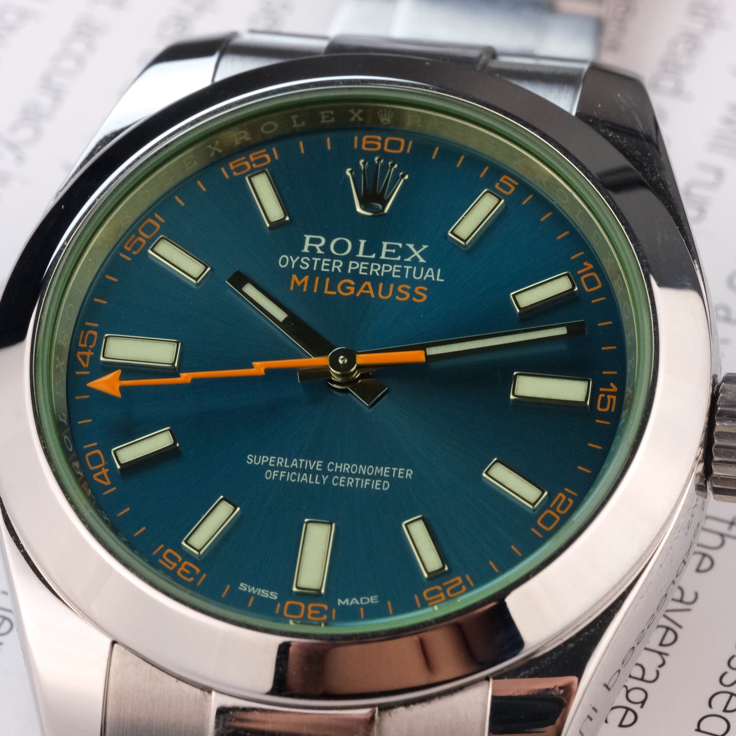 Rolex Milgauss 116400GV Z-Blue