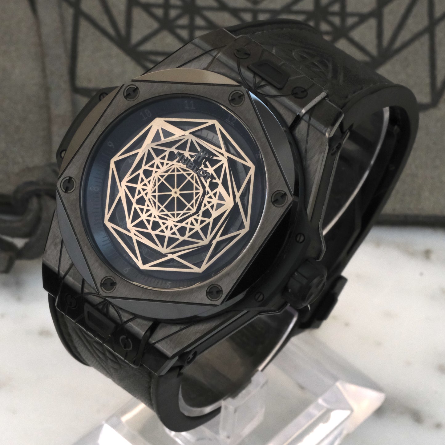 2017 Hublot Sang Bleu Big Bang Unico 415.CX.1114.VR.MXM17 Limited Edition of 200 | with papers