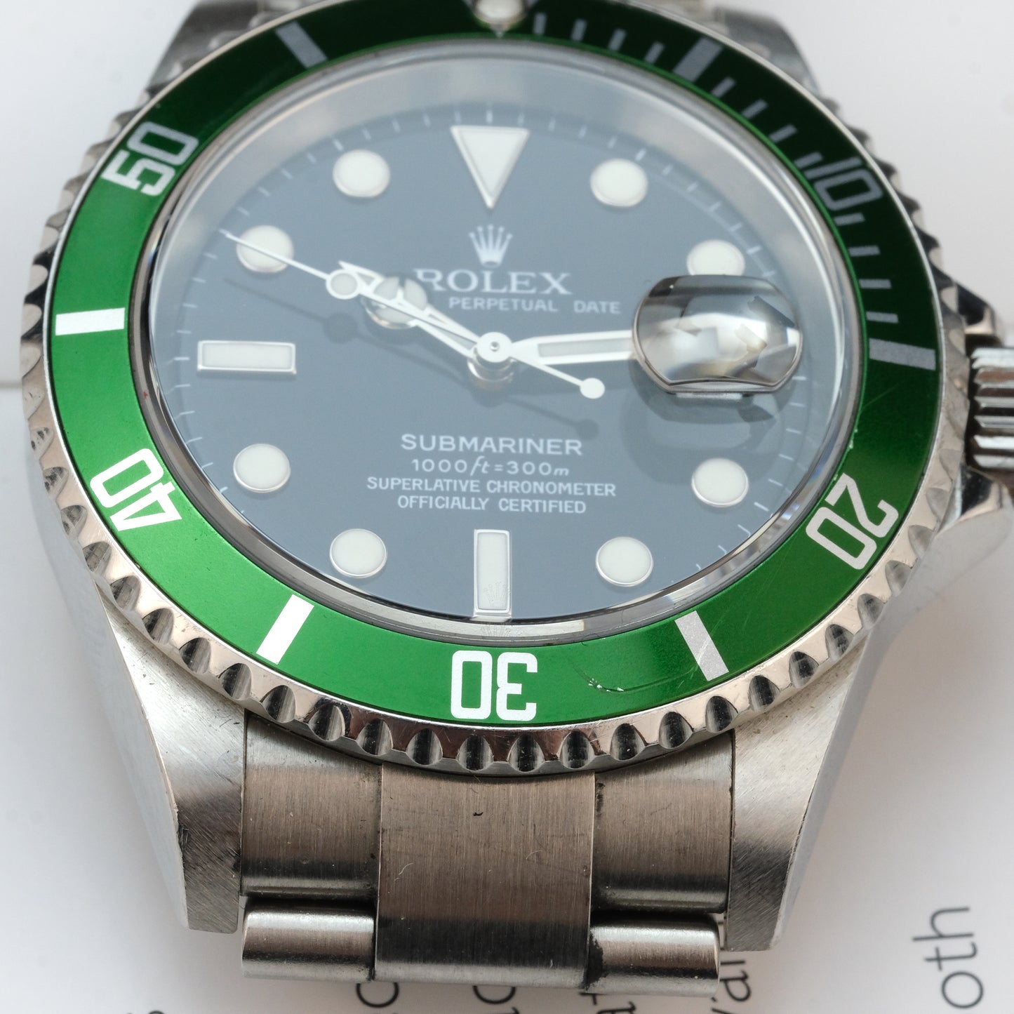 Rolex "Kermit" 16610LV Submariner