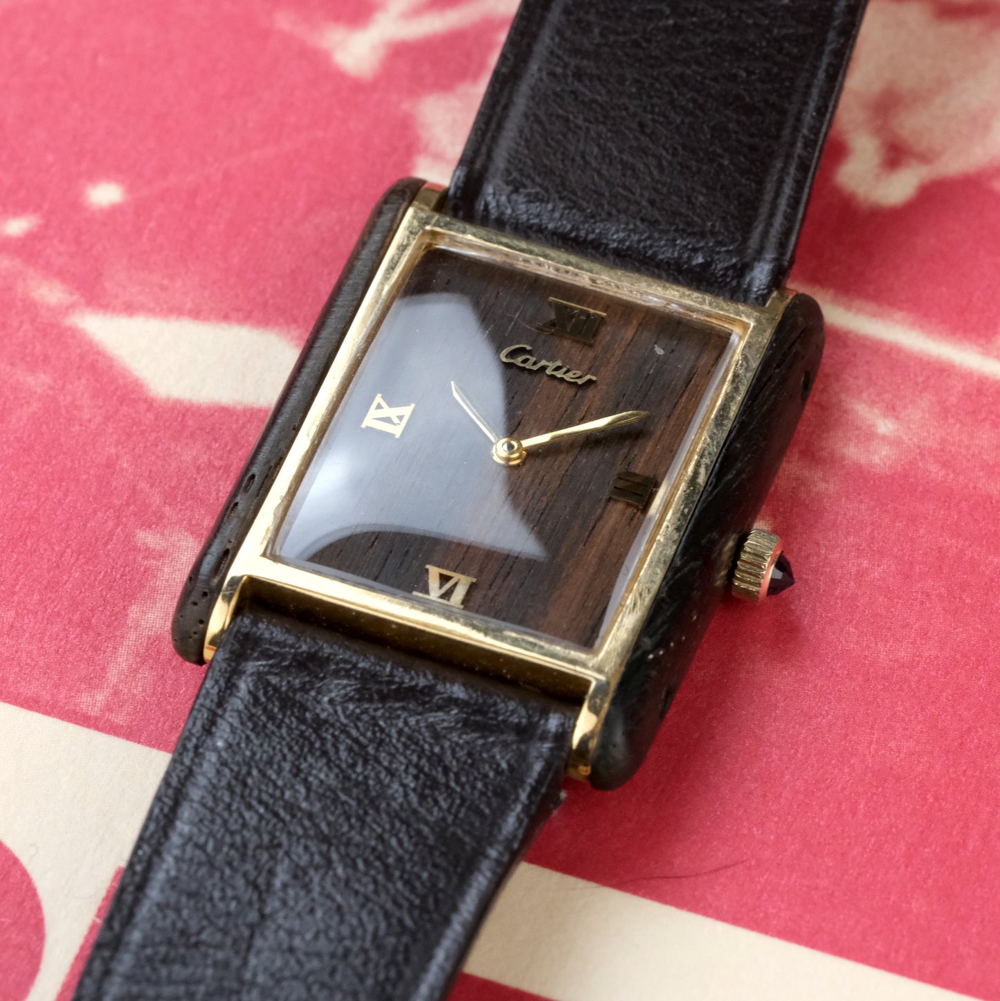 1976/77 Cartier Tank La Nature Palisandre De Rio, ref 21611