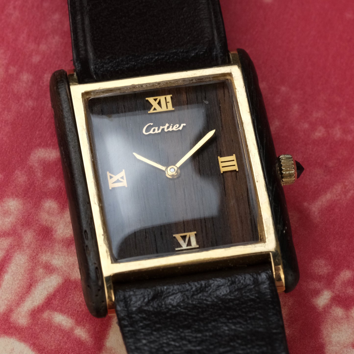 1976/77 Cartier Tank La Nature Palisandre De Rio, ref 21611