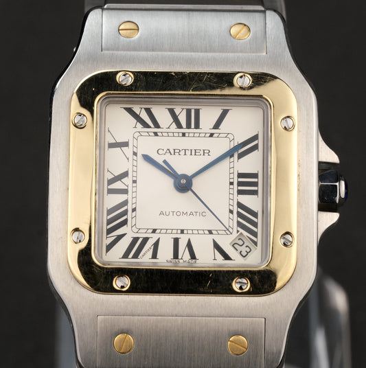 2000's Cartier Santos Galbée XL Two Tone, ref 2823