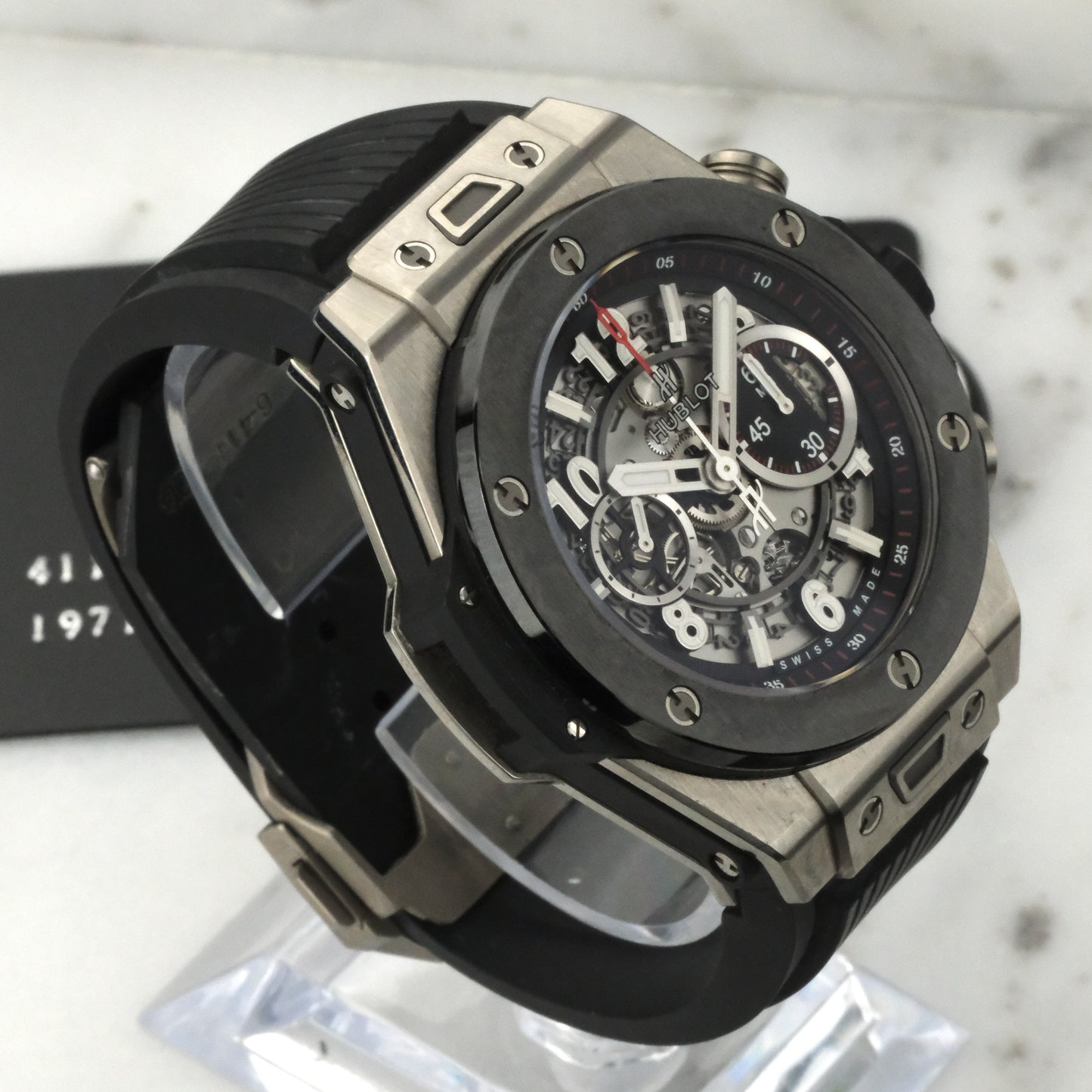 2016 Hublot Big Bang Unico Titanium Ceramic | 411.NM.1170.RX | Box and Papers