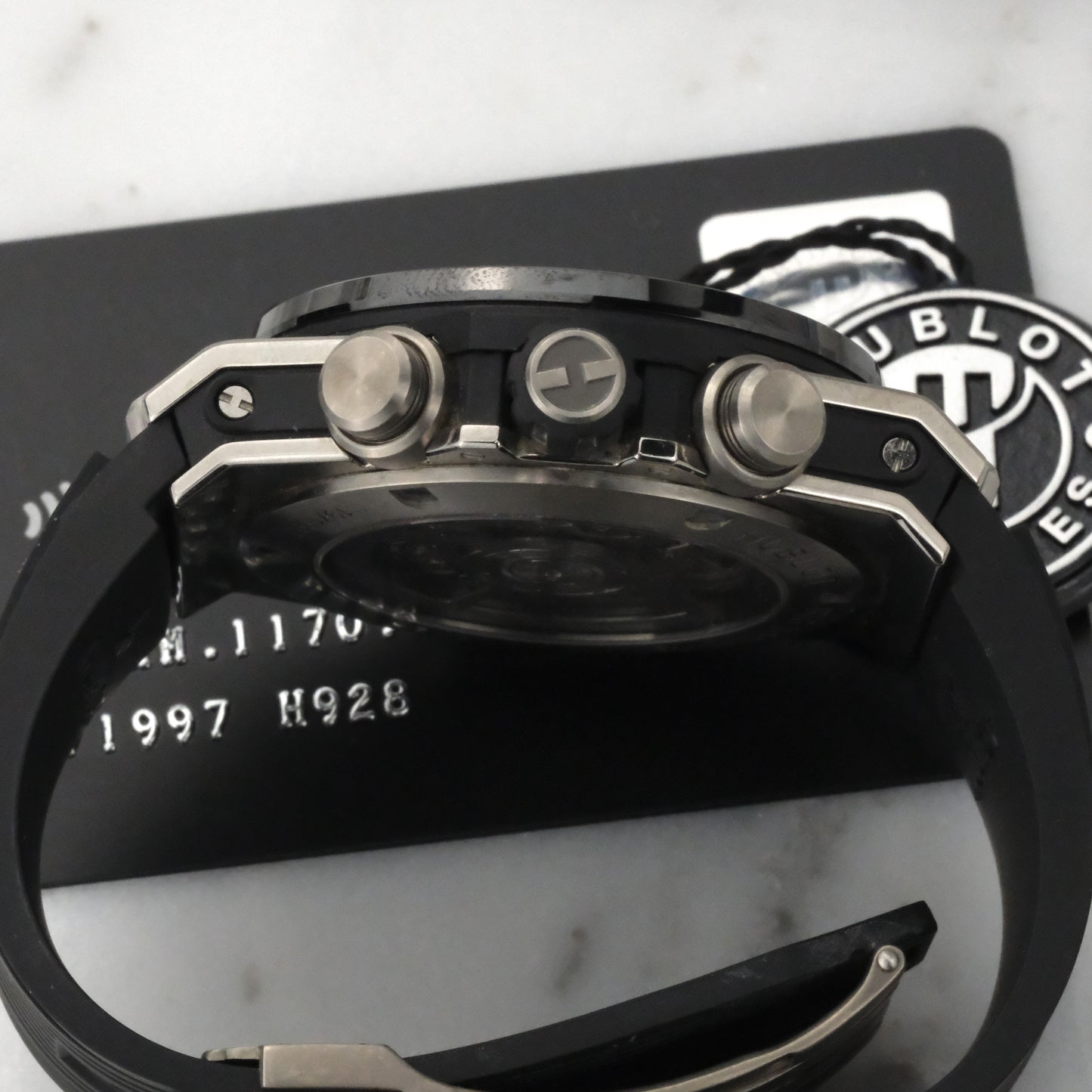 2016 Hublot Big Bang Unico Titanium Ceramic | 411.NM.1170.RX | Box and Papers