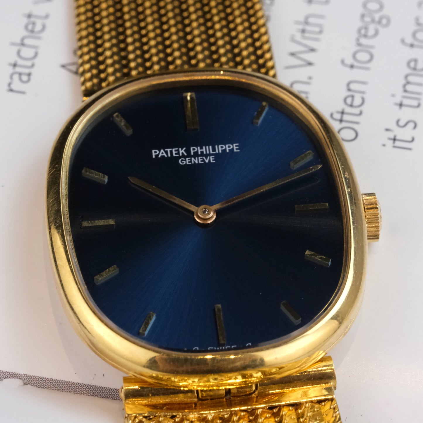 1970's Patek Philippe Golden Ellipse 3648