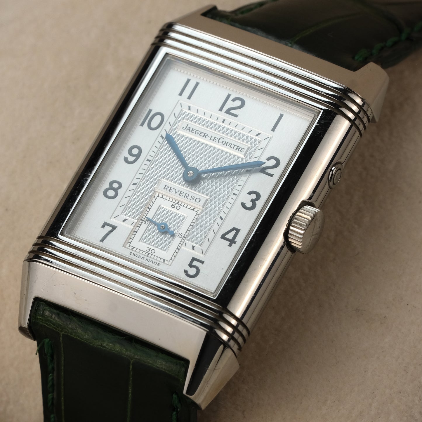 2002 Jaeger-LeCoultre Reverso Duo Serie Premier Ref. 270.8.54 Green Japan Edition