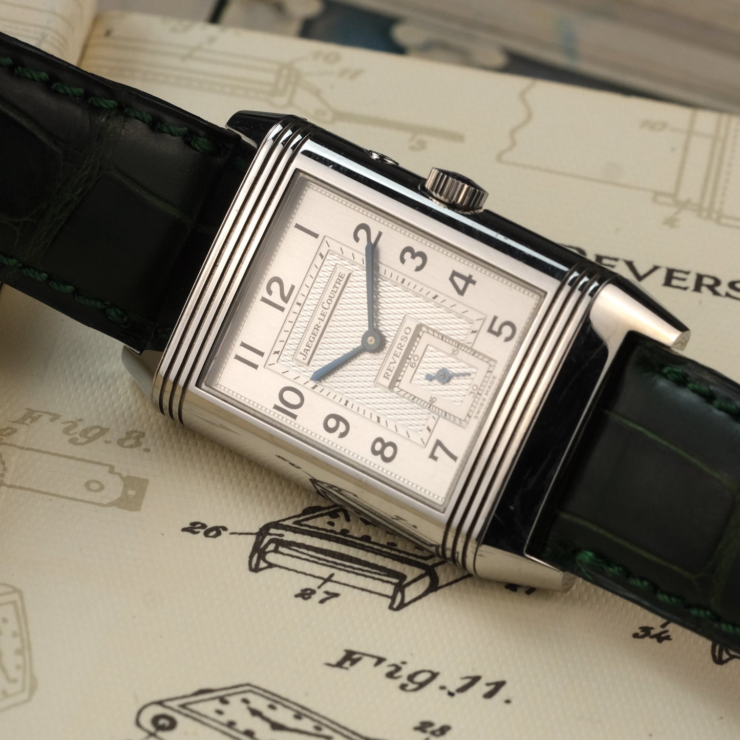 2002 Jaeger-LeCoultre Reverso Duo Serie Premier Ref. 270.8.54 Green Japan Edition