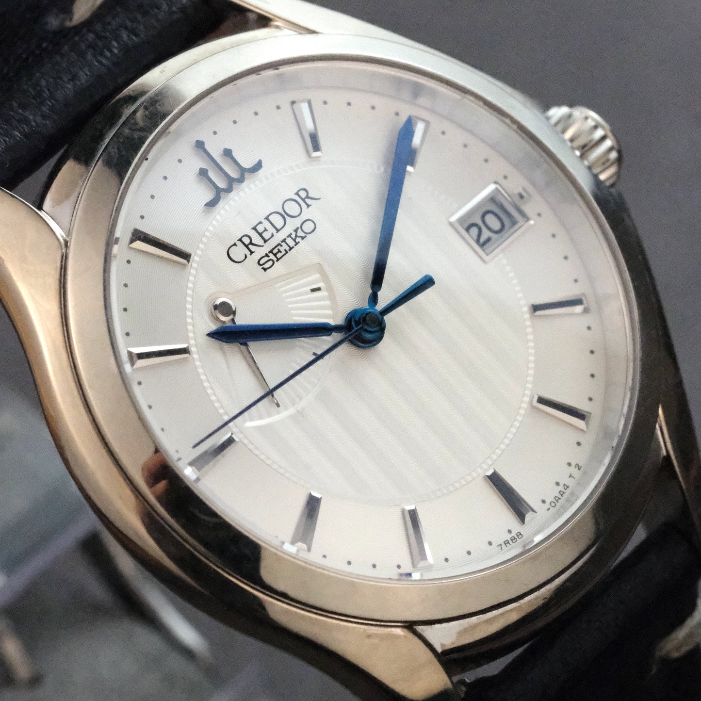 2003 Credor GBLH999 White Gold Early Spring Drive with Original Papers