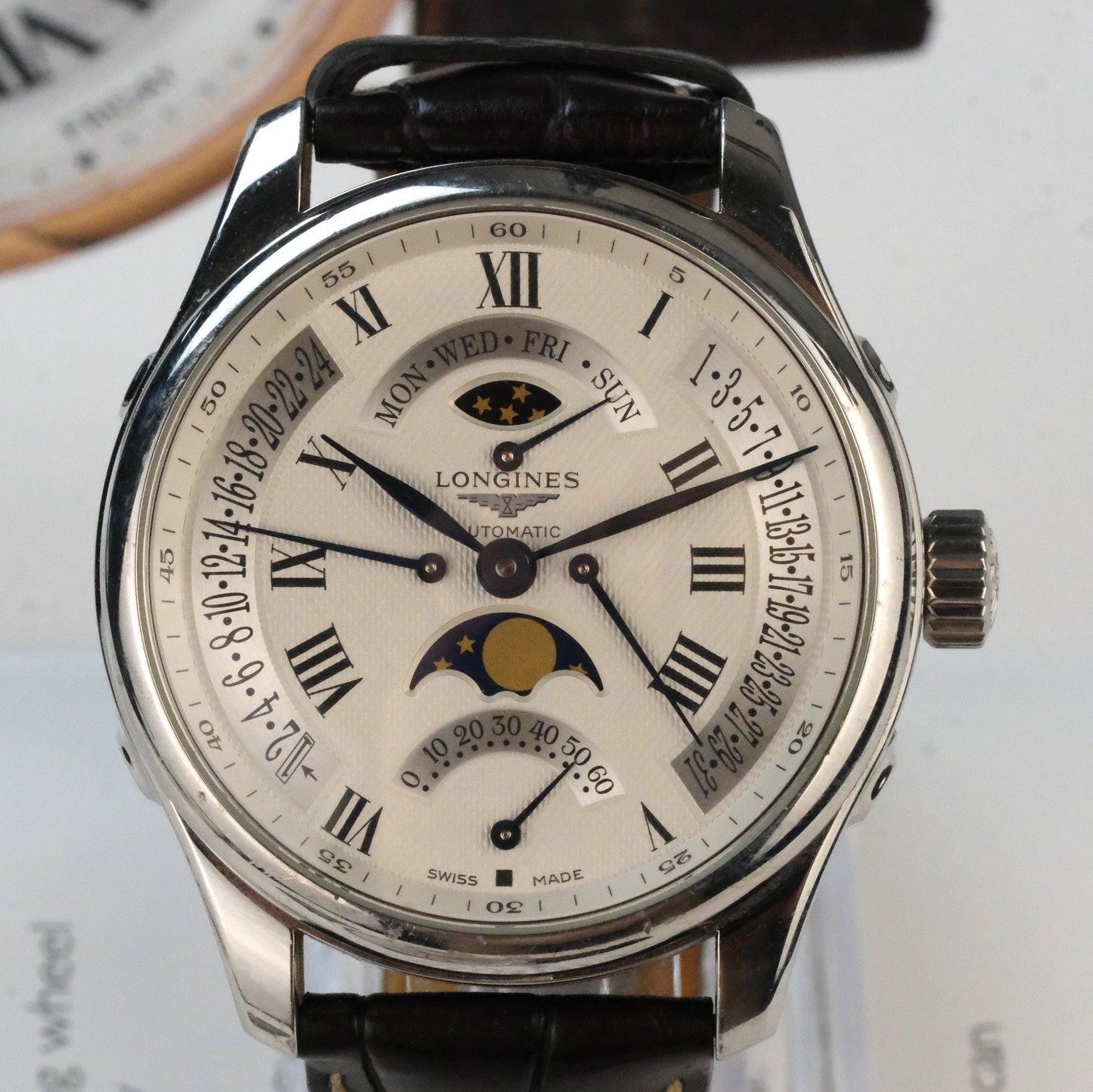 2022 Longines Master Moonphase Retrograde Seconds L27394713