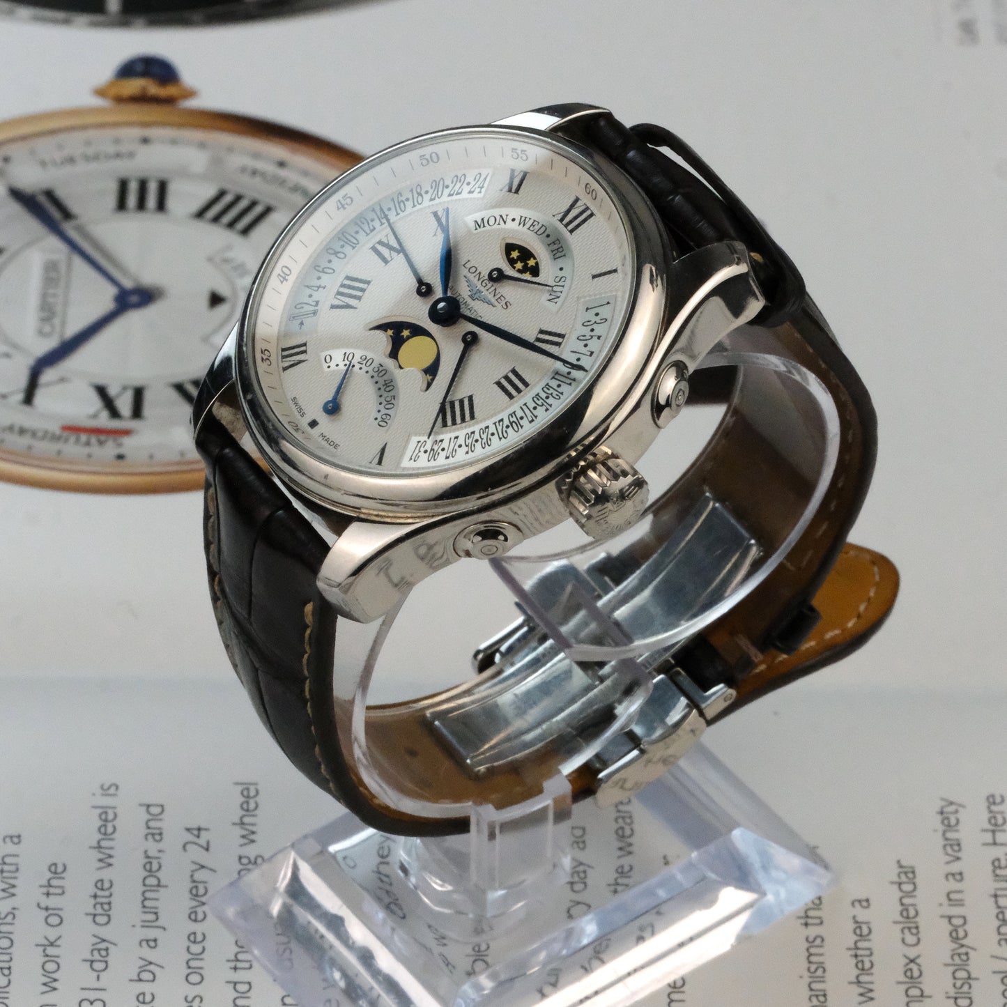 2022 Longines Master Moonphase Retrograde Seconds L27394713