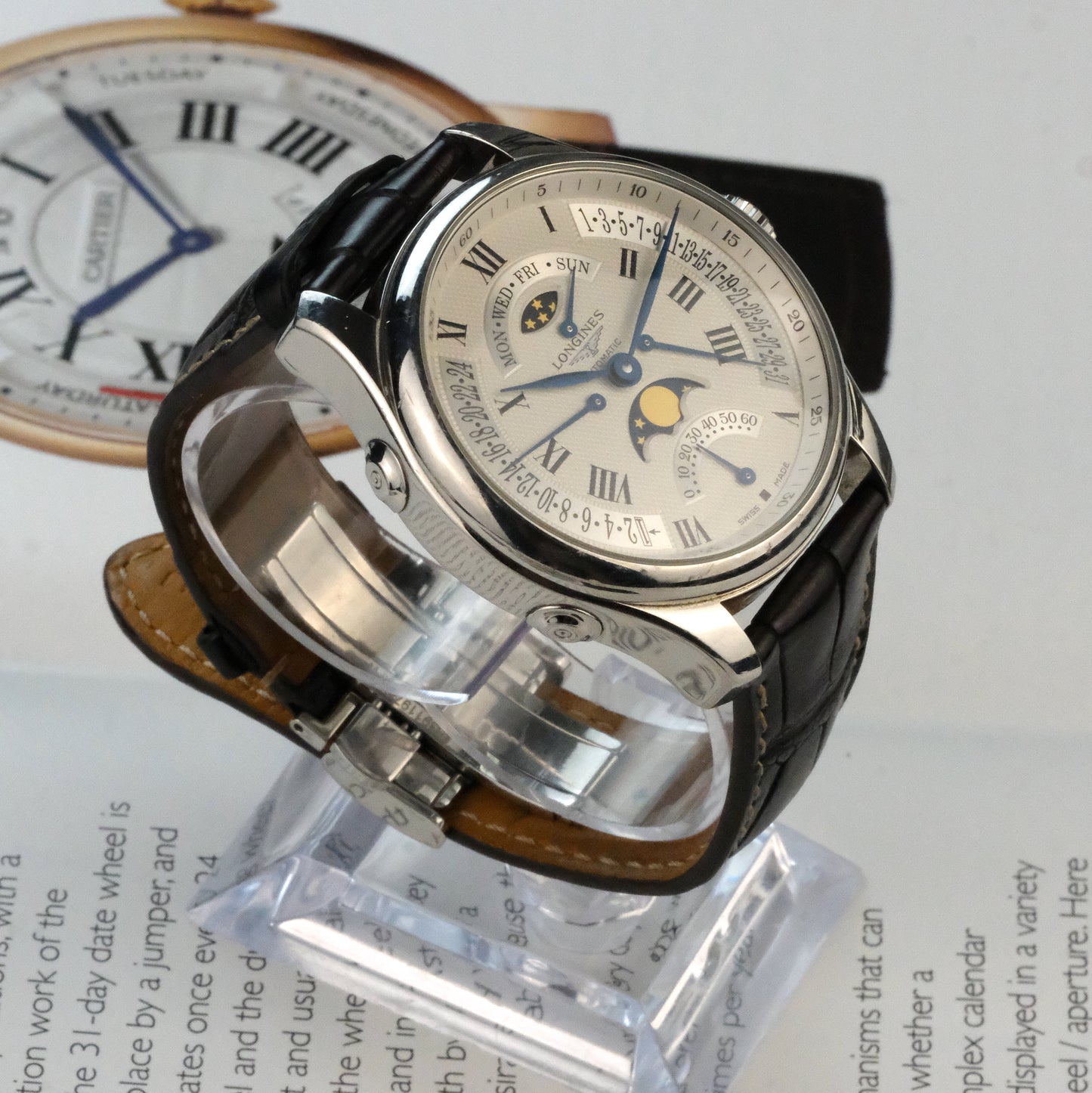 2022 Longines Master Moonphase Retrograde Seconds L27394713