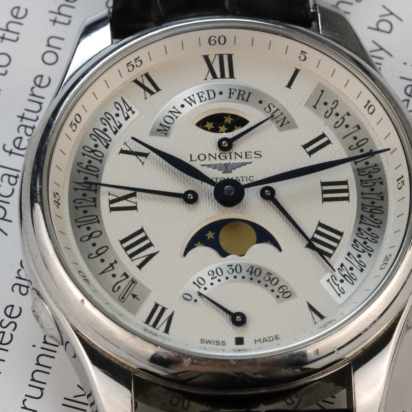 2022 Longines Master Moonphase Retrograde Seconds L27394713