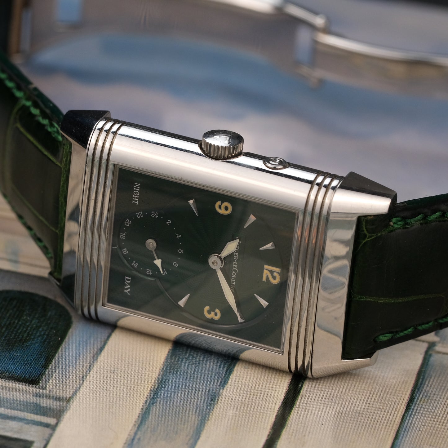 2002 Jaeger-LeCoultre Reverso Duo Serie Premier Ref. 270.8.54 Green Japan Edition