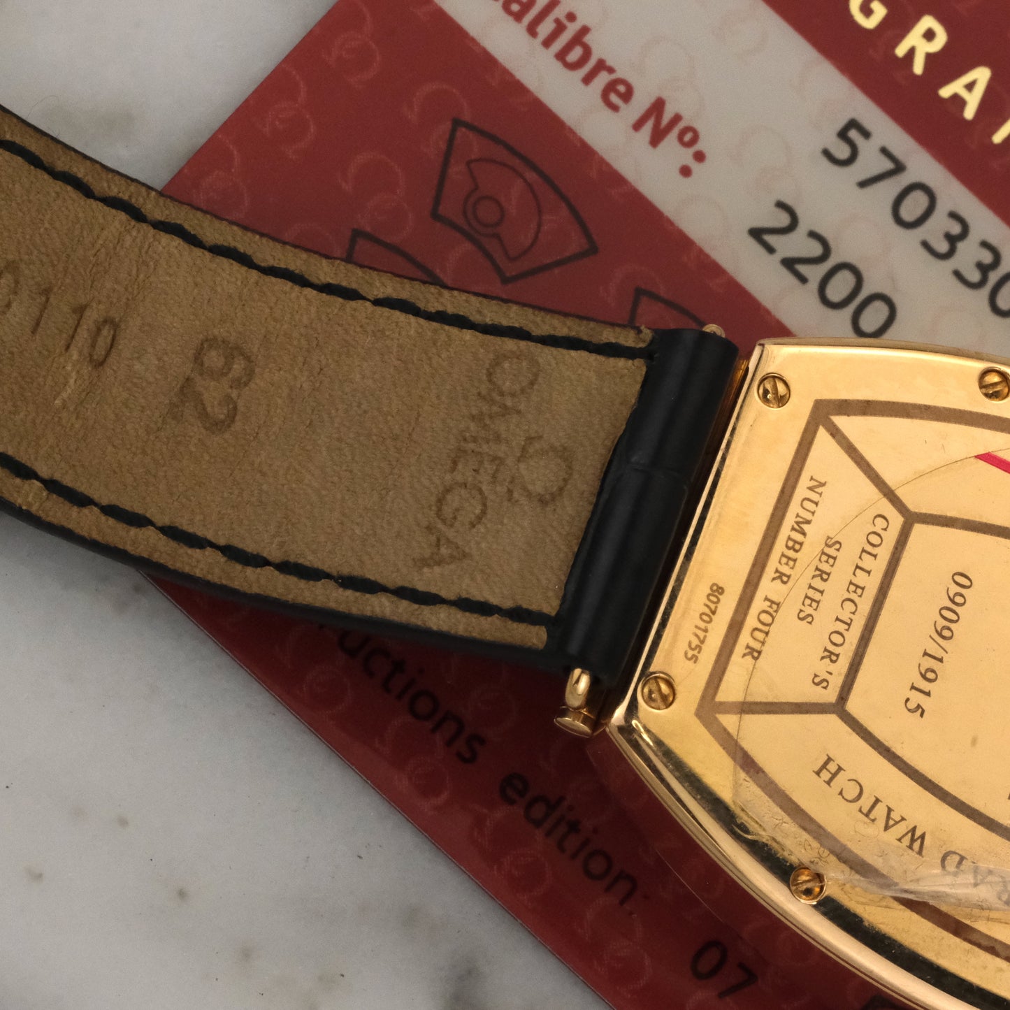 Omega Museum Petrograd 1915 | 5703.30.01 | Box & Pictogram Card