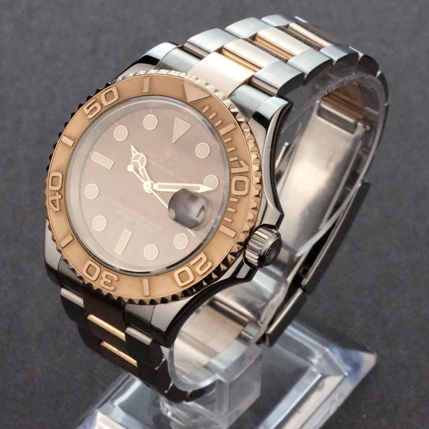 Circa 2019 Rolex Yachtmaster 126621 Steel/Rose Gold Chocolate Dial