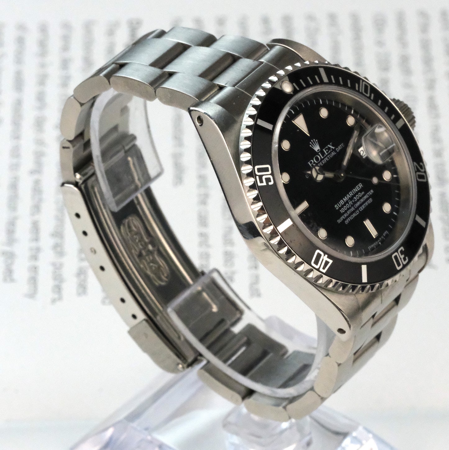 1993/94 Rolex 16610LN Submariner Date with papers and hangtag