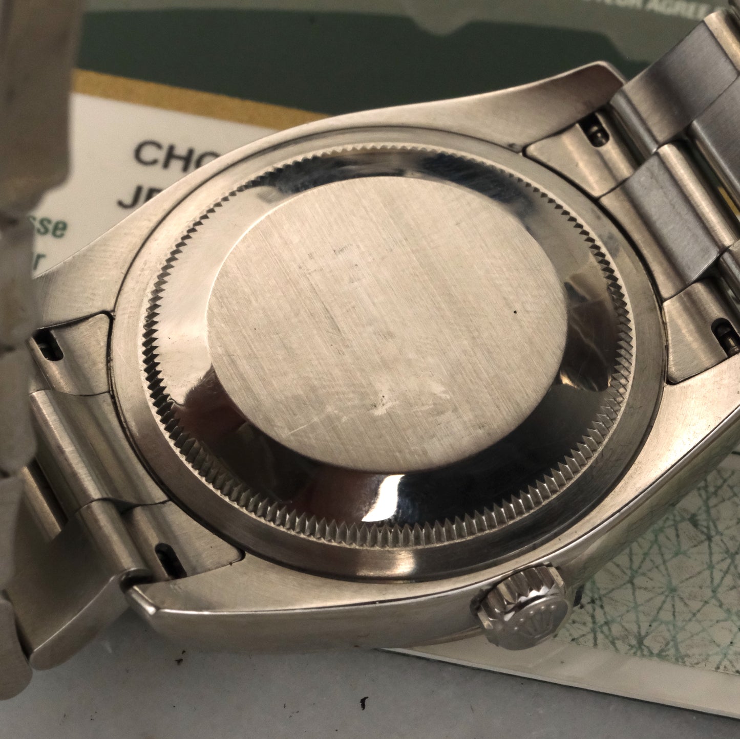 2009 Rolex Oyster Perpetual Silver Concentric Dial | 116034 | With Card