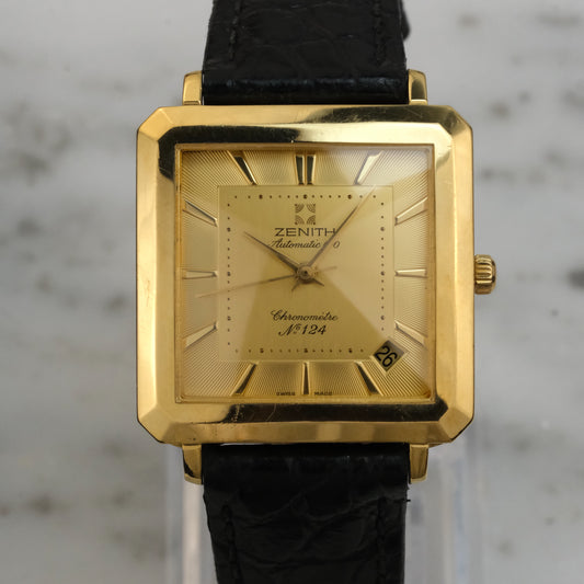 1990's Zenith Limited Edition "cioccolatone", 18k gold