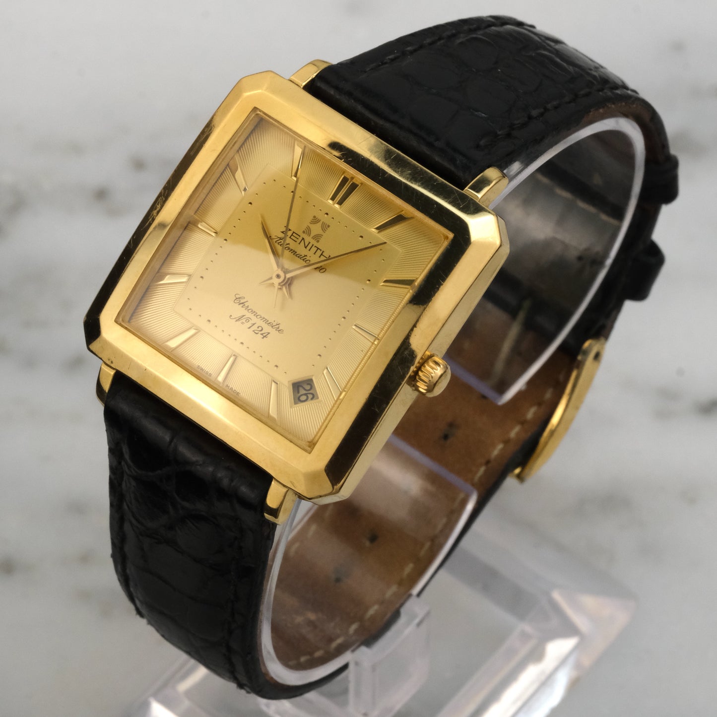 1990's Zenith Limited Edition "cioccolatone", 18k gold