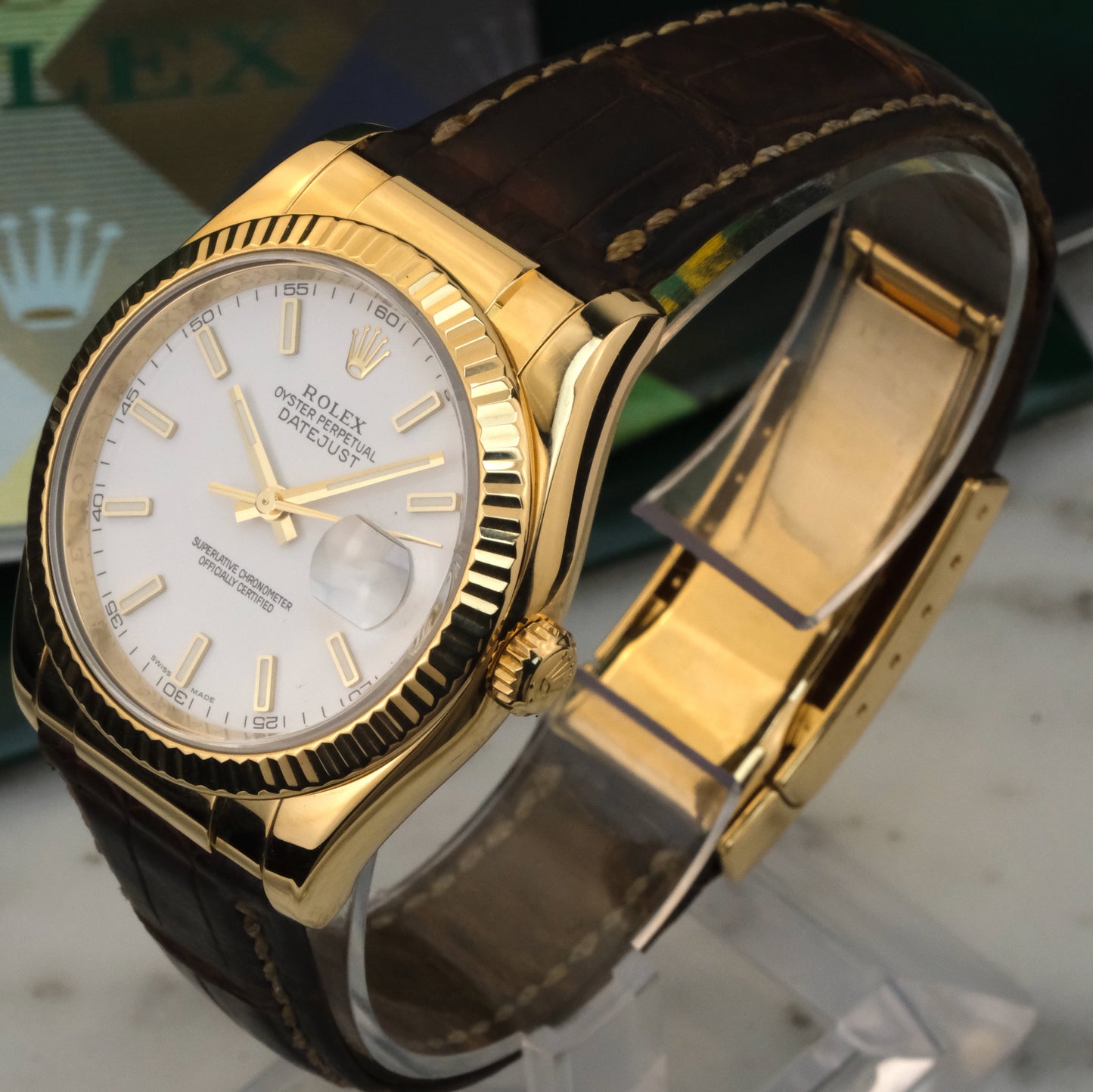 2006 Rolex Yellow Gold Datejust 36 Ref 116138 | Full Set