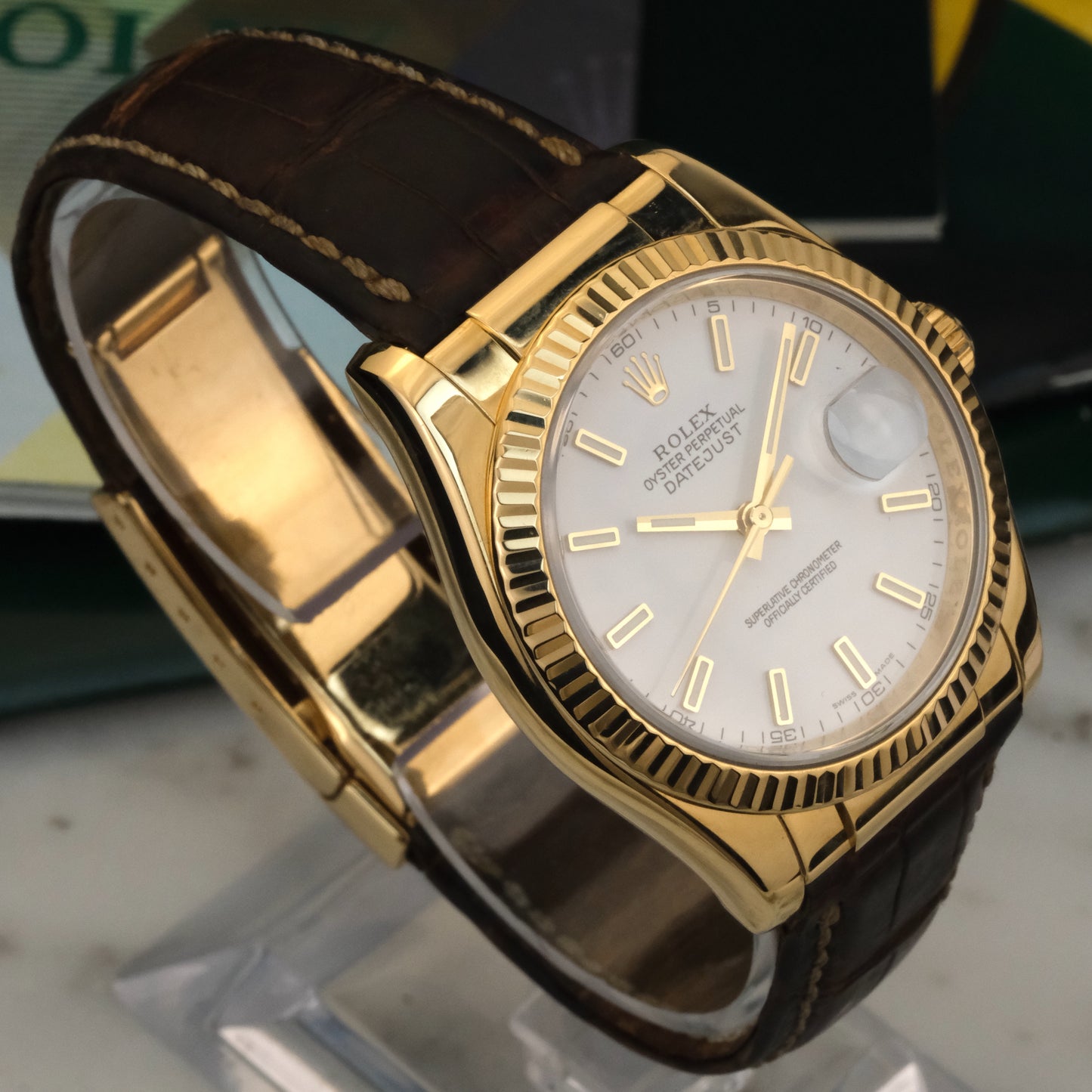 2006 Rolex Yellow Gold Datejust 36 Ref 116138 | Full Set