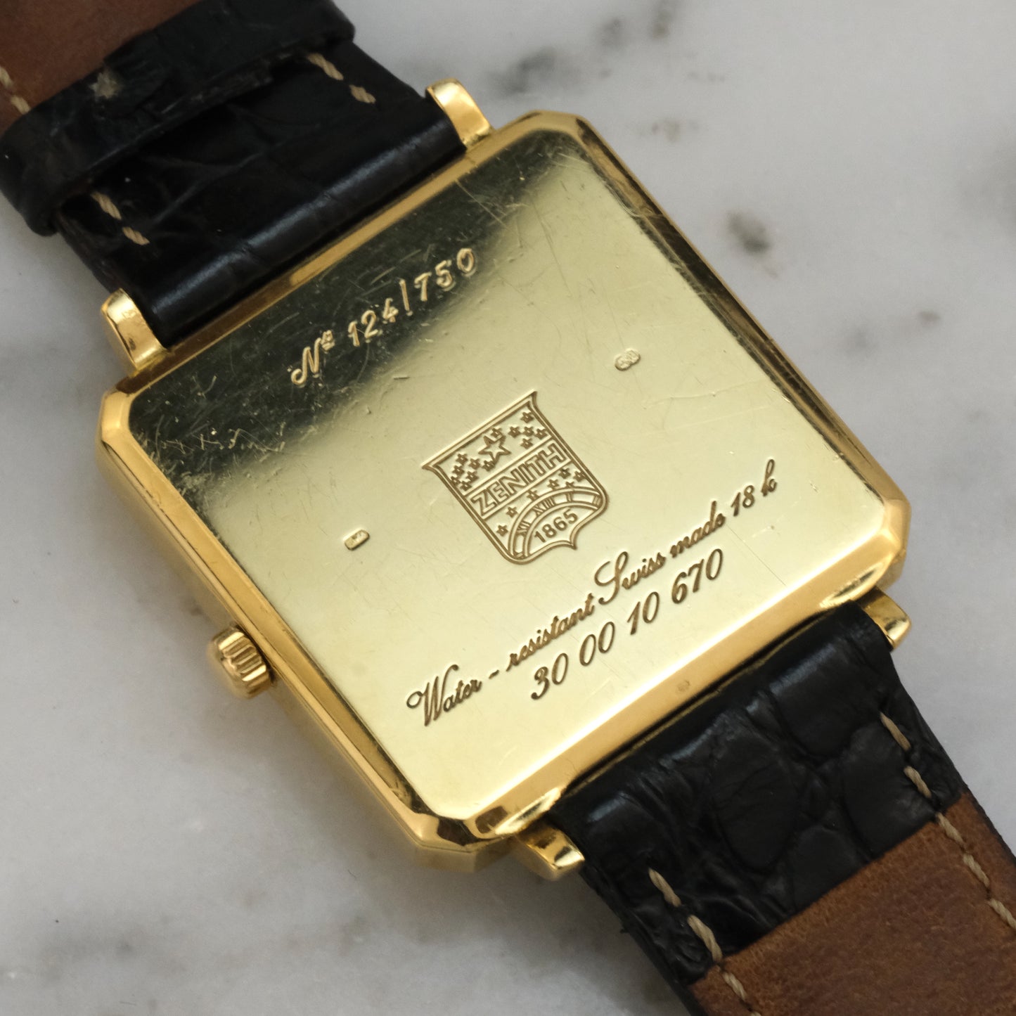1990's Zenith Limited Edition "cioccolatone", 18k gold