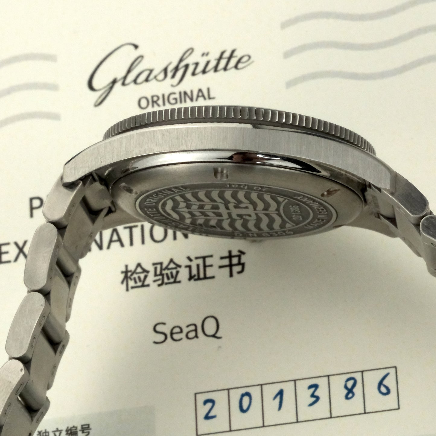 Glashütte Original SeaQ | 1-39-11-09-81-70 | Papers