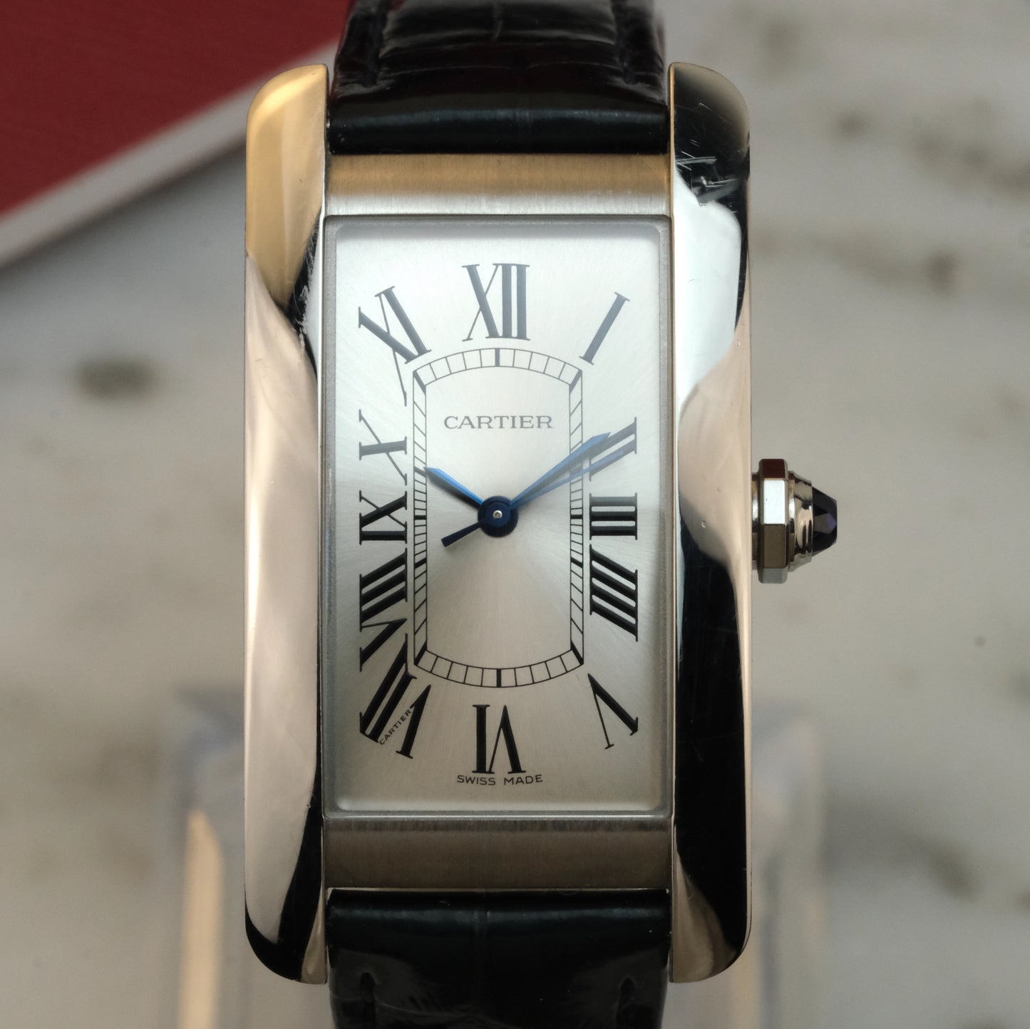 2023 Cartier Tank Américaine Medium Steel WSTA0044 | Full Set