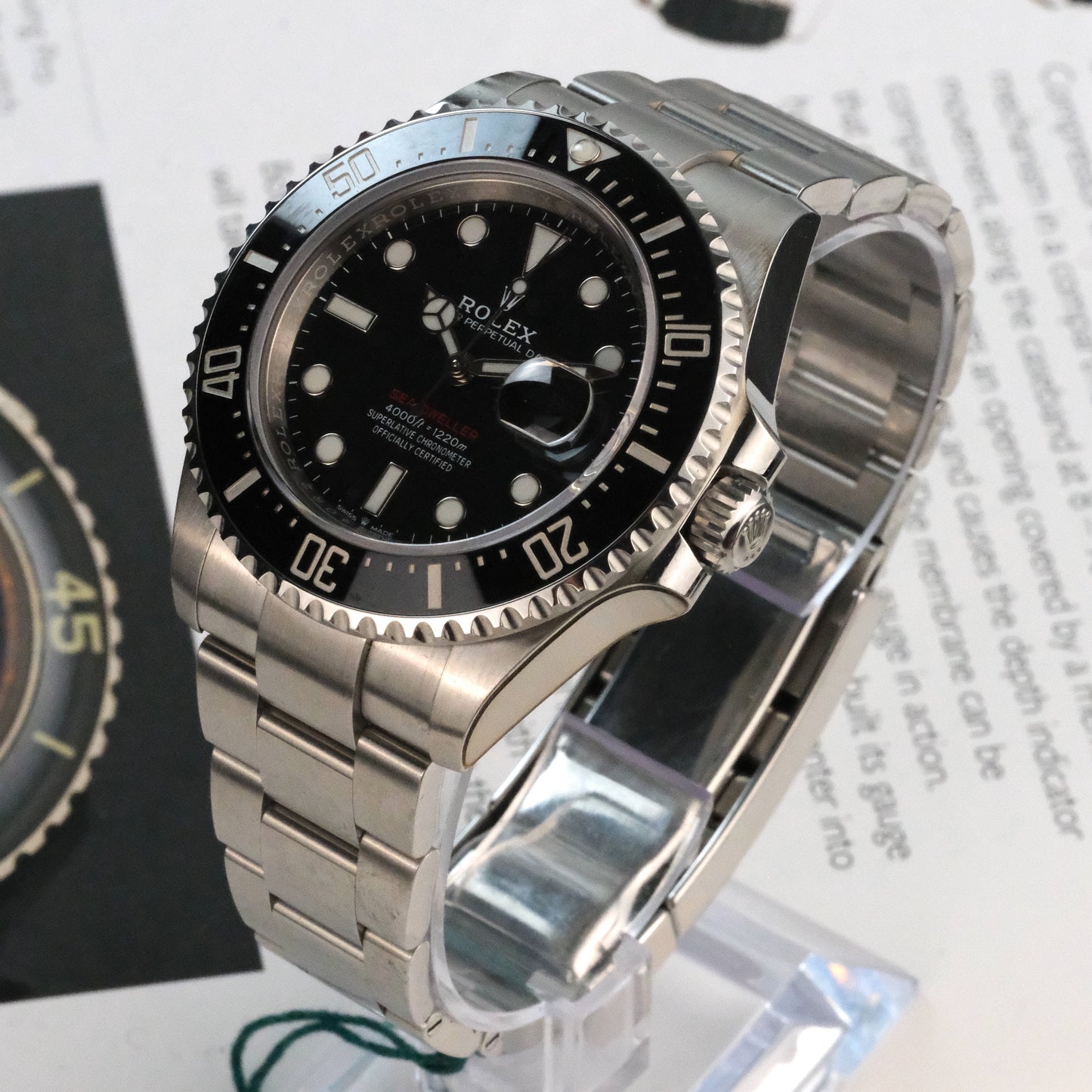 2020 Rolex Sea-Dweller 126600, full kit minus box