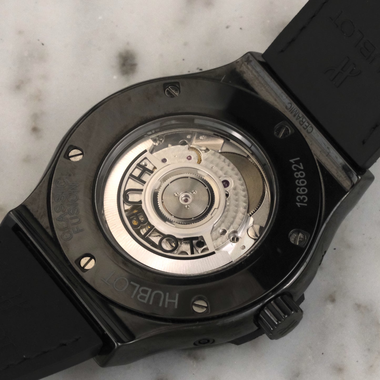 2023 Hublot Classic Fusion Aerofusion Moonphase Ceramic | 517.CX.0170.LR | with box and accessories